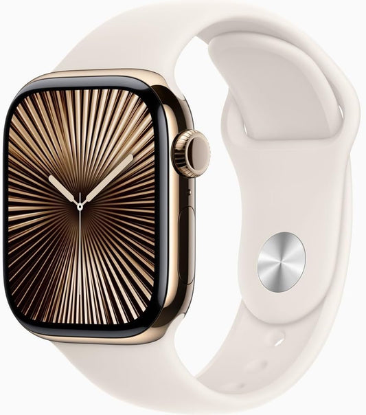 Apple A3001 Watch Series 10 42mm Gold Titanium Renewed
