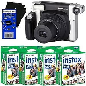 Fujifilm INSTAX 300 Wide Camera + Film Bundle