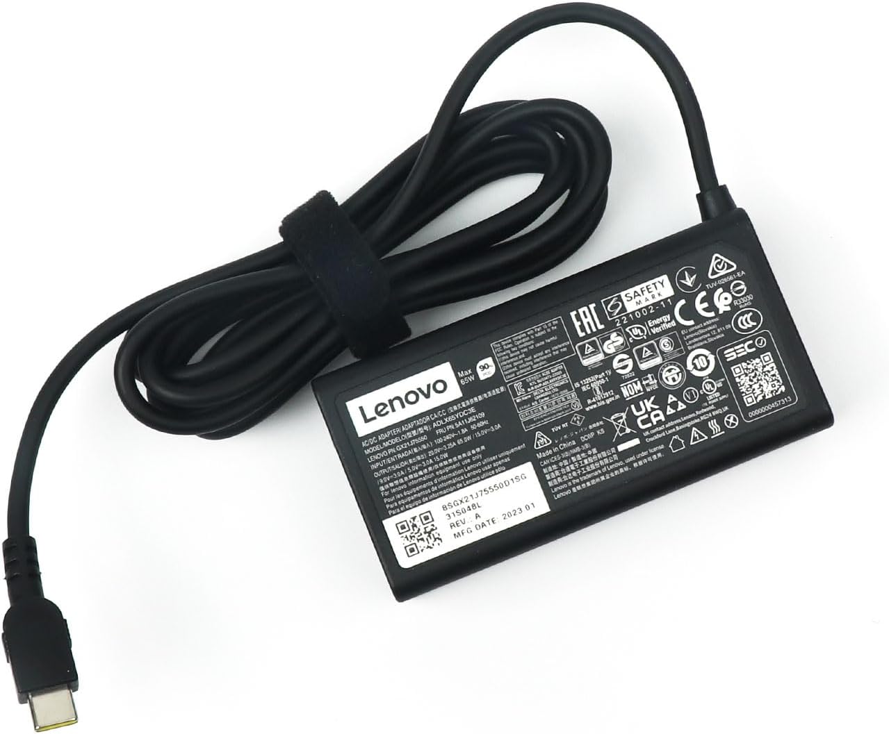 Lenovo ADLX65YDC3E 65W USB-C Laptop Charger