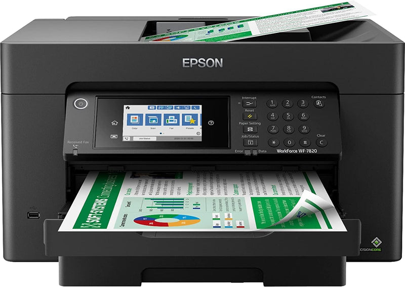 Epson WF-7820 Workforce Pro Wide-Format Color Printer — main product image