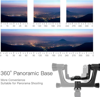 Sirui PH-10 Carbon Fiber Gimbal Head Lightweight