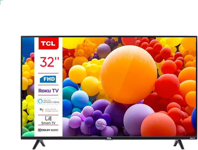 TCL 32S357 32-inch Renewed Smart Roku LED TV — main product image