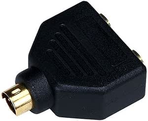 Monoprice 101124 S-Video Splitter 1 Male to 2 Female