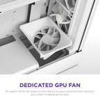 NZXT CC-H51FW-R1 H5 Flow RGB White ATX Case