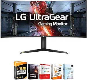 LG E9LG38GL950GB 38" Curved Gaming Monitor Bundle