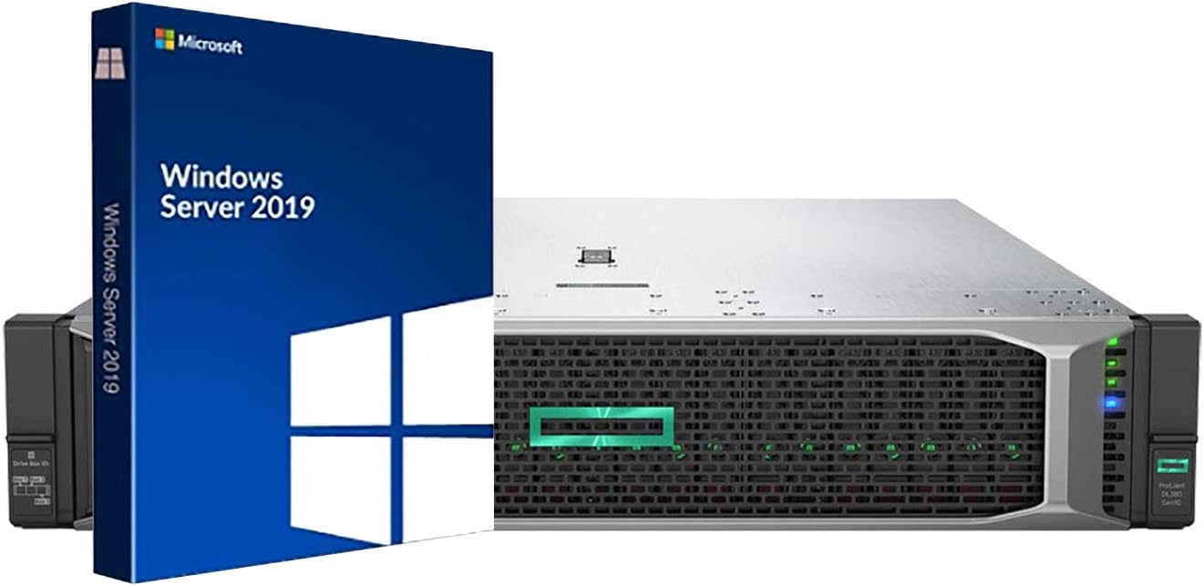 HP ASISVR180 ProLiant DL380 Gen10 Server 7.2TB SAS Windows 2019