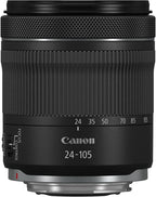 Canon RF 24-105mm STM Lens Bundle 64GB Accessories Renewed