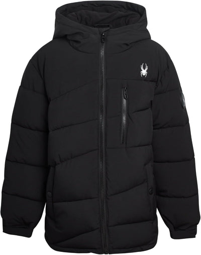 Spyder Boys' Puffer Jacket Water Resistant Winter Coat