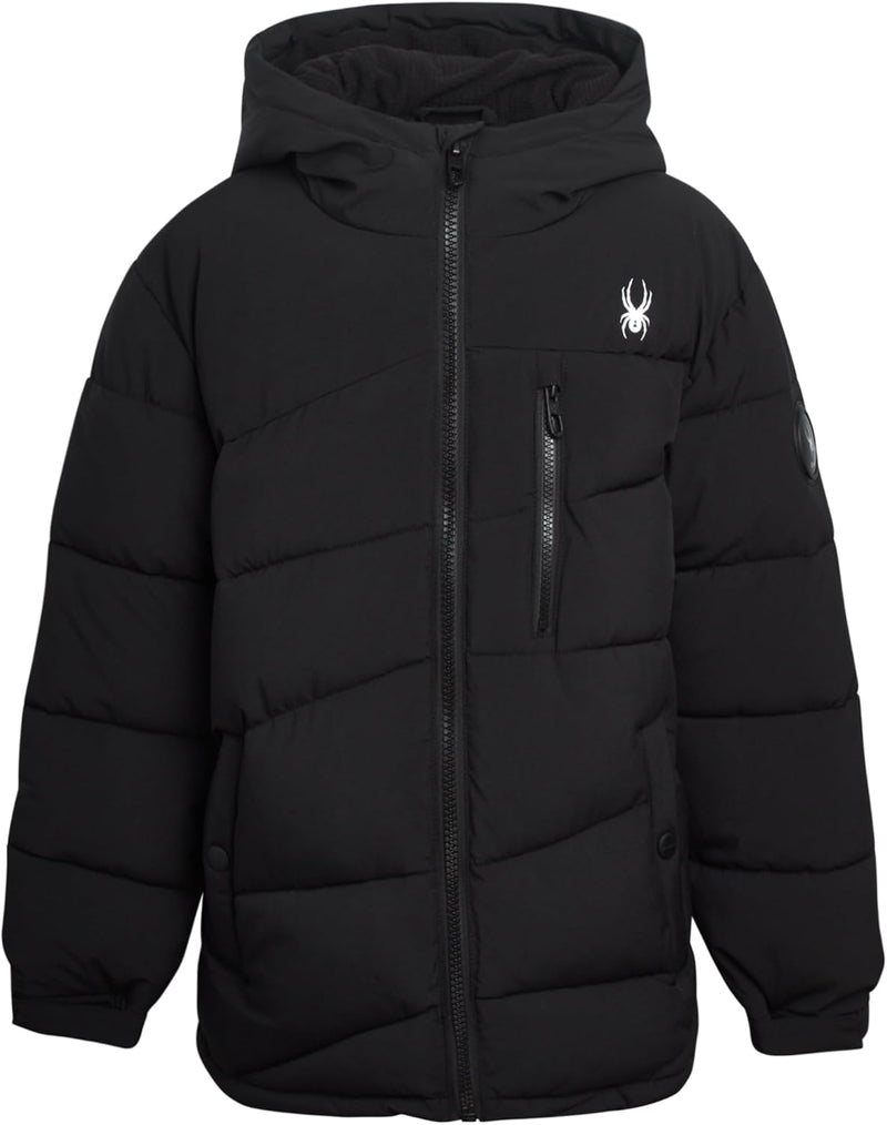 Spyder Boys' Puffer Jacket Water Resistant Winter Coat — main product image