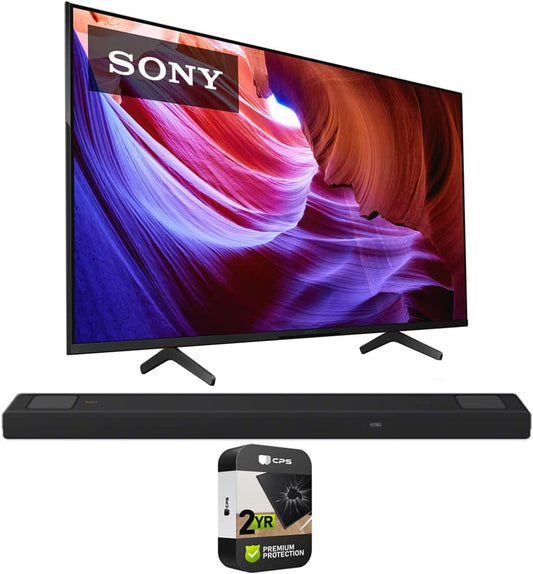 Sony E75SNKD65X85K 65" 4K HDR TV Soundbar Bundle