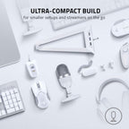 Razer RZ19-03450300-R3M1 Seiren Mini USB Microphone - Mercury White (Renewed)