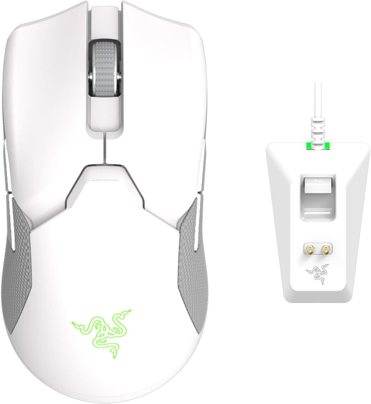 Razer RZ01-03050400-R3M1 Viper Ultimate Wireless Gaming Mouse - Mercury (Renewed)