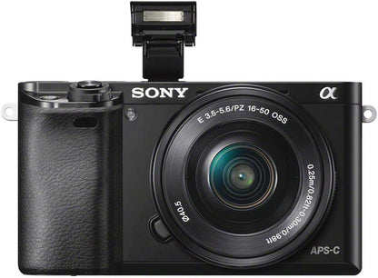 Sony ILCE6000L/B Alpha a6000 Mirrorless Camera with 16-50mm Lens