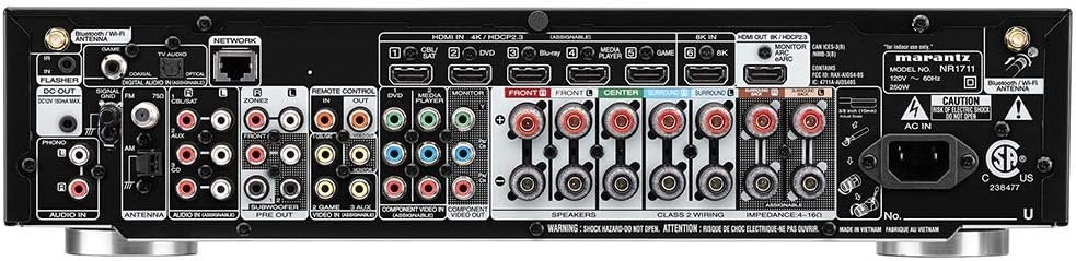 Marantz NR1711 8K Slim 7.2 Channel AV Receiver