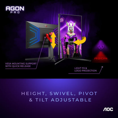 AOC AG274QG Agon PRO 27" 2K 240Hz Gaming Monitor
