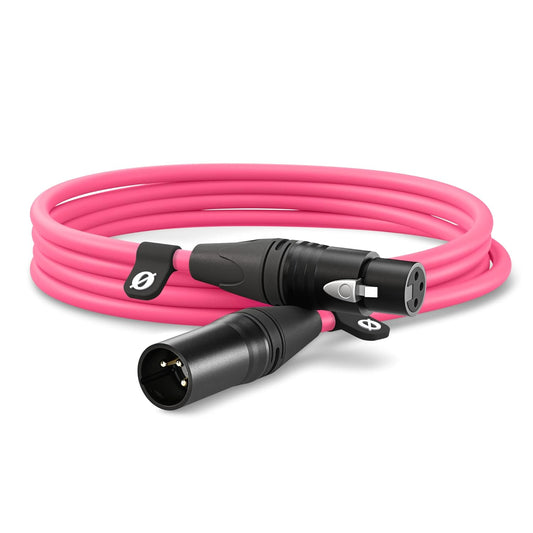 Rode XLR3M-P Premium XLR Cable 3m Pink Microphone