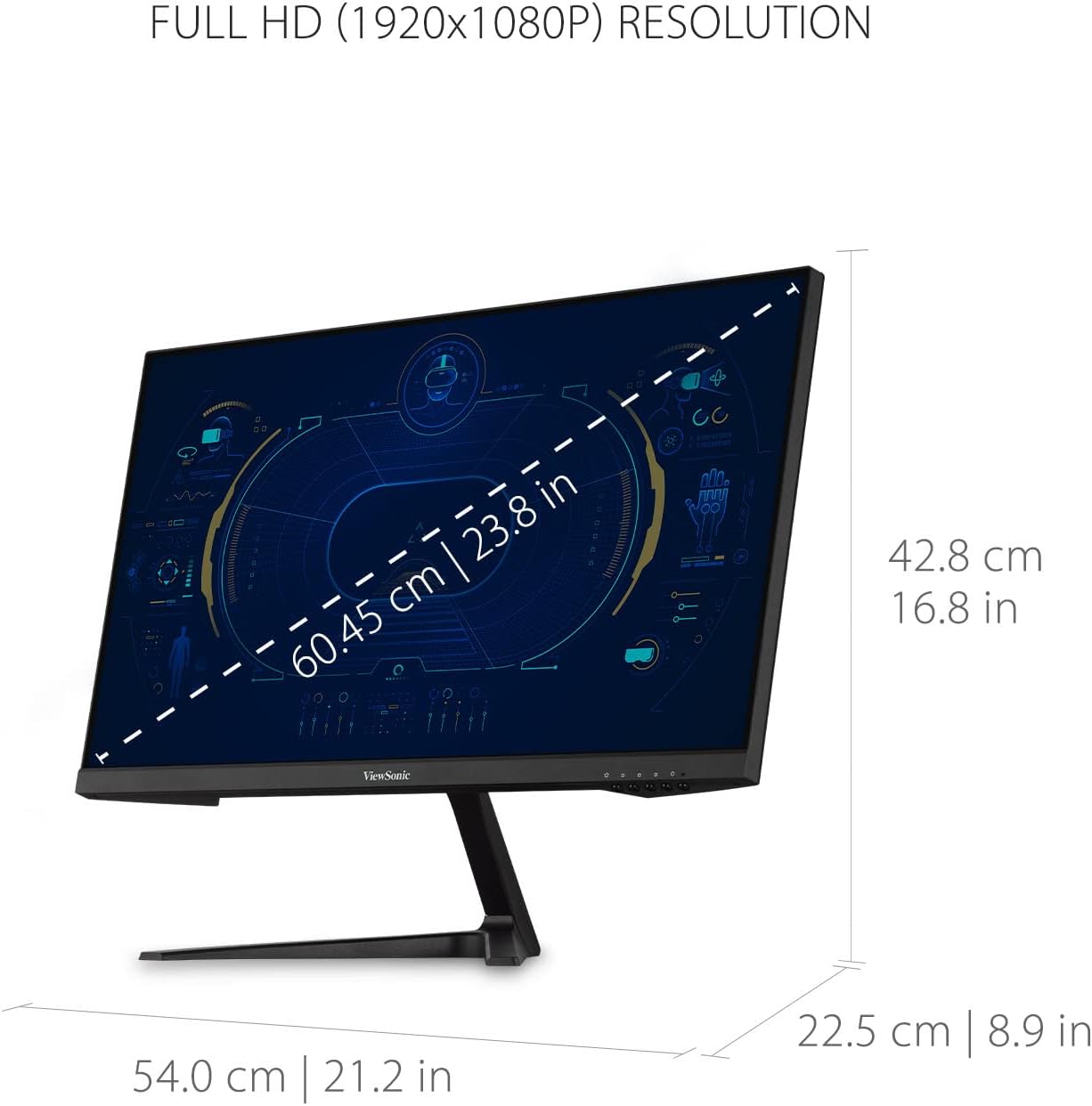 ViewSonic VX2418-P-MHD 24 Inch 165Hz 1ms Gaming Monitor
