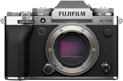 Fujifilm X-T5 Mirrorless Camera Body Bundle (Silver)