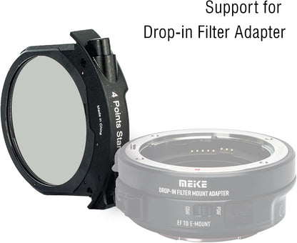 Meike MK-EFTR-4PS 4 Points Star Filter for Canon EOS R