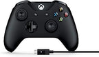 Microsoft 4N6-00001 Xbox Controller + Cable for Windows (Renewed)