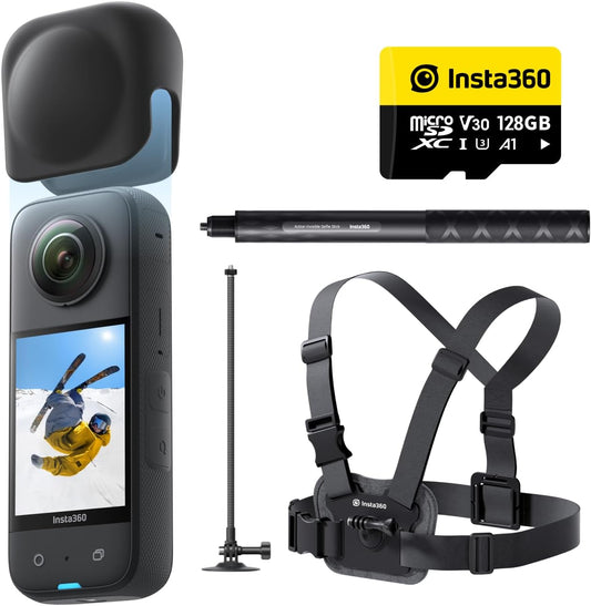 Insta360 CINSAAQ/B-SKN X3 Snow Kit 5.7K 360 Action Camera