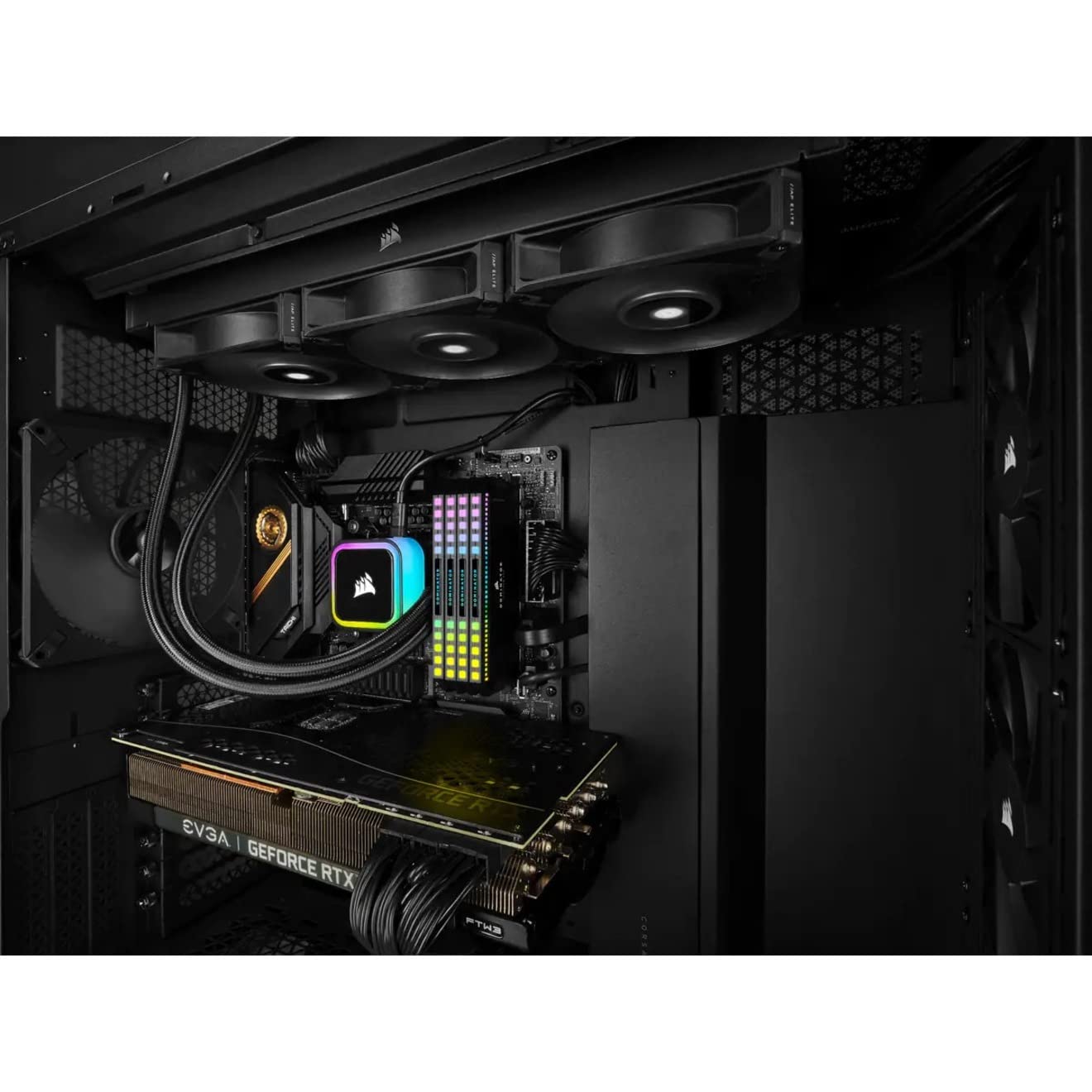 Corsair CW-9060058-WW iCUE H100i RGB Elite Liquid CPU Cooler