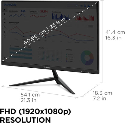 ViewSonic VX2428A 24" 180Hz IPS Gaming Monitor