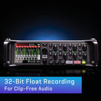 Zoom F8n Pro MultiTrack Field Recorder Podcast Bundle