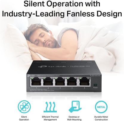 TP-Link TL-SG105S-M2 5-Port 2.5G Multi-Gigabit Switch