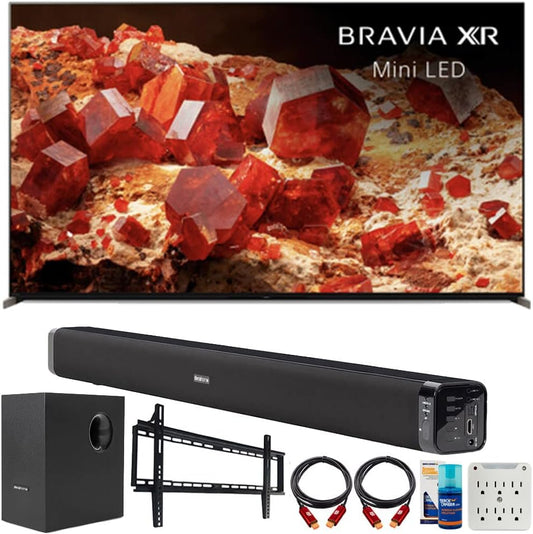 Sony E10SNXR85X93L XR85X93L 85" Mini LED 4K HDR Google TV Bundle