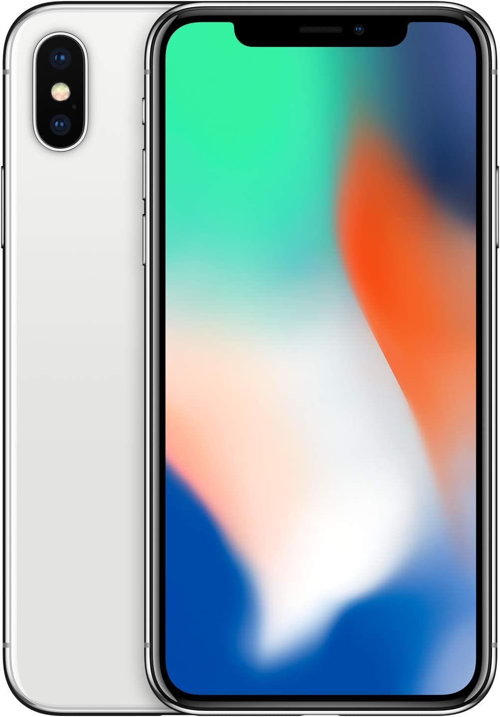 Apple iPhone X 64GB Silver Simple Mobile