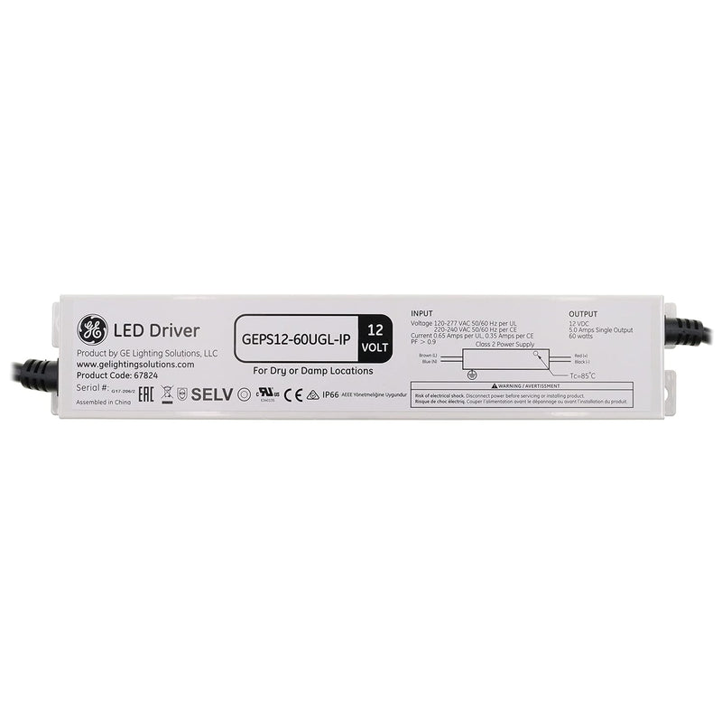 GE GEPS12-60UGL-IP 12V 60W LED Driver — main product image