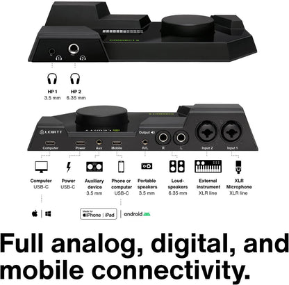 Lewitt Connect 6 USB-C Audio Interface for Creators