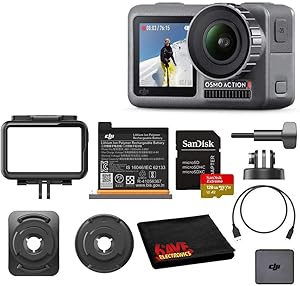 DJI DJIOSAC128GBESS Osmo Action 4K Camera Bundle
