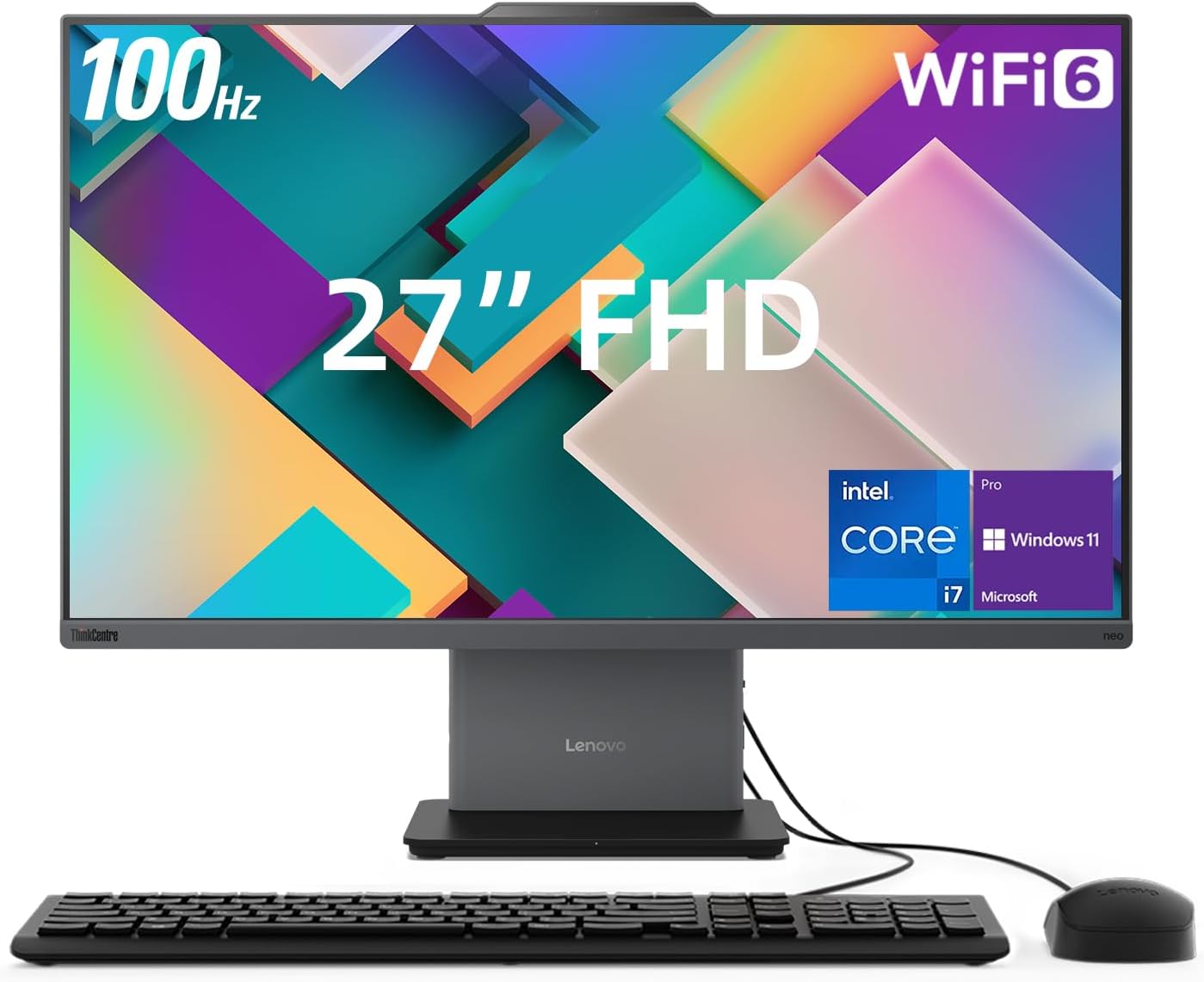 Lenovo 12SA ThinkCentre Neo 50a 27" i7 All-in-One Desktop