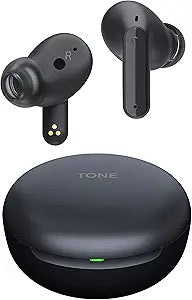 LG TONE-FP5 TONE Free Wireless Earbuds - ANC, Black — main product image