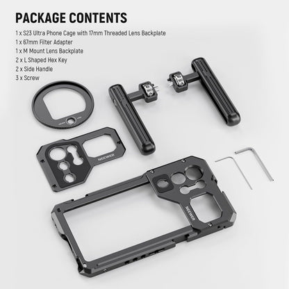 Neewer PA021+PA033 Galaxy S23 Ultra Phone Video Rig