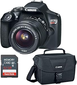 Canon T6 EOS Rebel DSLR Camera Bundle Renewed