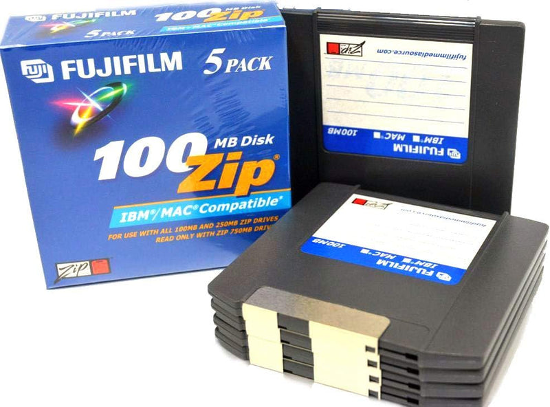 Fujifilm 5266928 100MB Zip Disks 5-Pack for Legacy Systems — main product image