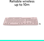 Logitech 920-013289 K270 Rose Wireless Keyboard