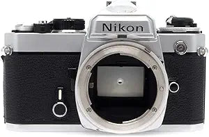 Nikon FE Chrome 35mm SLR Film Camera - Body Only