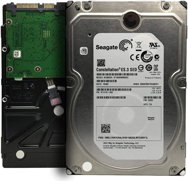 Seagate Constellation ES.3 - 4TB SATA HDD, 7200RPM (Renewed)