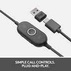 Logitech 981-000871 Zone Wired Microsoft Teams Headset