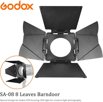 Godox SA-08 Barn Door Set for S30 LED Light