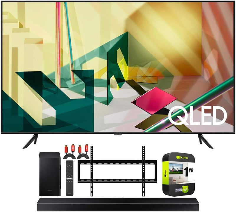 Samsung E24SAMQN55Q70TA 55-Inch 4K QLED Smart TV Soundbar Bundle — main product image