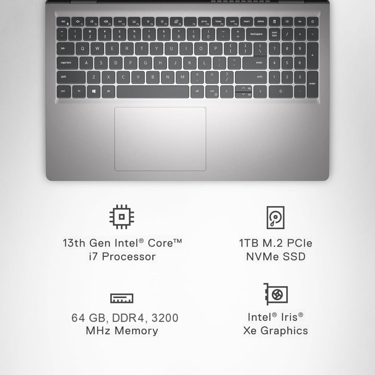 Dell Inspiron i7 Business Laptop - 15.6" FHD