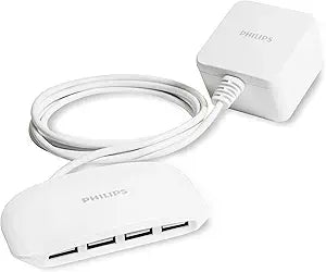 Philips DLK51340M/37 24W 4-Port USB Charging Station — main product image