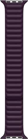 Apple Leather Link Watch Band (41mm) Dark Cherry