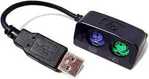 HP DC681B USB to PS/2 Keyboard Mouse Adapter — main product image