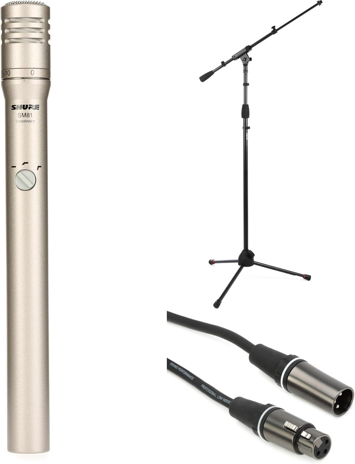 Shure KSM81Pack SM81 Microphone Stand and Cable Kit